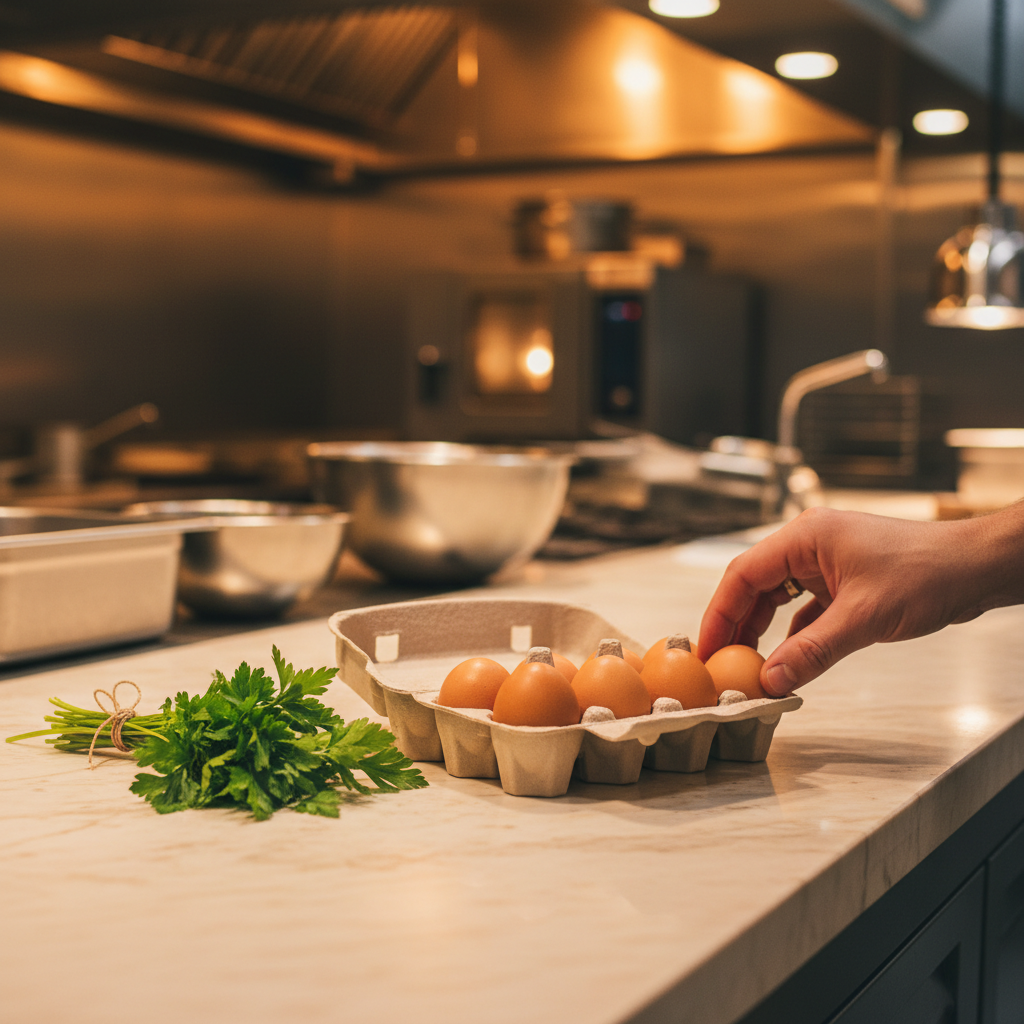 Chef en cuisine professionnelle